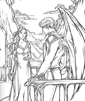 Rhysand A Court Of Thorns And Roses Wiki Fandom Rhysand then forces feyre to kiss him later on, under the pretense that he is helping her to escape the villain of the story. a court of thorns and roses wiki