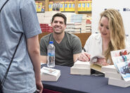 Sarah and her husband Josh.