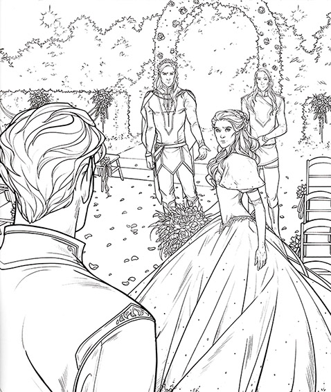 a court of roses and thorns coloring book a court of roses and thorns coloring book