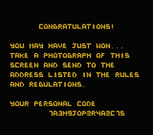 The Completion Message on Ooze