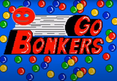 The title screen of Go Bonkers