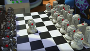 Jay playing Minidroid Chess.