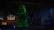 Kai dressed up as the Green Ninja.