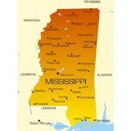 Mississippi state map