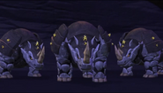 Three Minos wearing Vengestone armor.