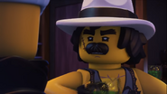 Cole disguised as one of the Sons of Garmadon.