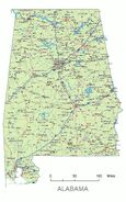 Alabama state map