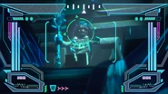 Zane's vision of himself as the Ice Emperor in the throne room.