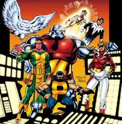 Alpha Flight por Mike Mignola