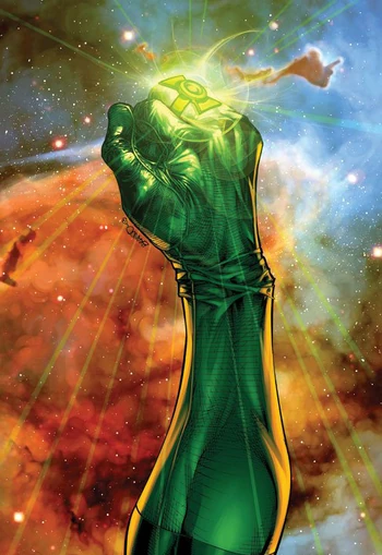 Anillo de Green Lantern por Brandon Peterson