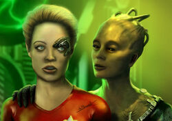 Seven y la Reina Borg