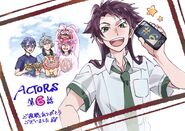 Saku, Sosuke, Uta, and Kakeru Episode 6 Illustration