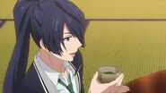 Kaoru telling Saku and Hinata make sure you have the matcha