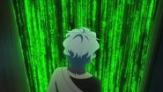 Keishi being trapped in his room with computer coding