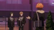 Hinata asking Mitsuki do you want to see the street performance with me