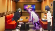 Saku witnessing Sosuke and Uta having an argument