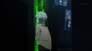 Keishi opening his apartment door