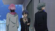Saku telling Sosuke and Uta let's switch that around