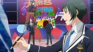 Rei and Kakeru painting for the singing contest