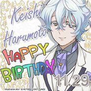 Happy Birthday Keishi Harumoto Card