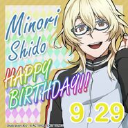 Minori Shido Happy Birthday Card