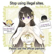 A reminder to read on the official platform.