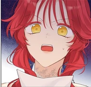 She's shocked with what she saw in the piece of paper that flew from Keira's gown.