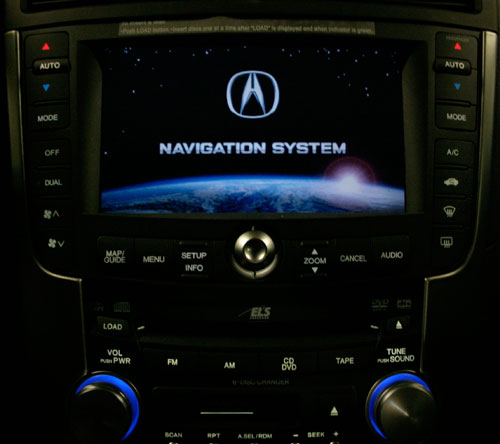 2005 acura navigation system problems