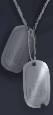 Isabelle's dog tags