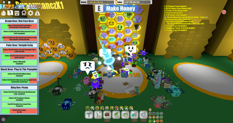 Tryed edited font on roblox and tested it on BSS (as well other 