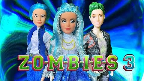 Addison is an Alien! Zed Helps Willa and A-spen Disney Zombies 3 Doll ...