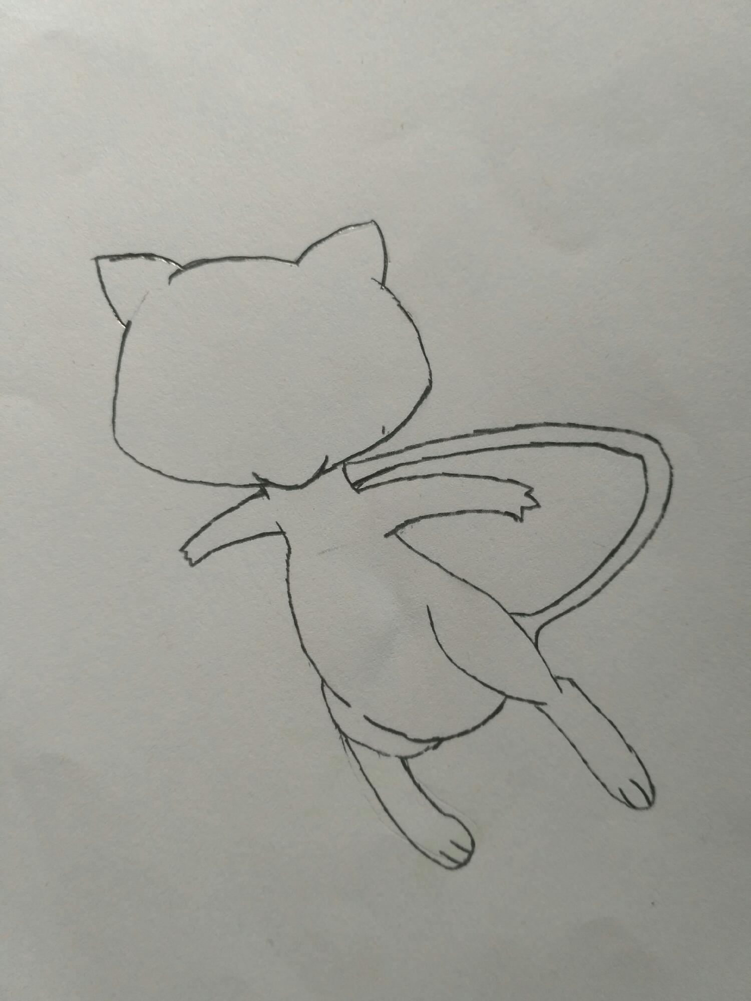 How to Draw Mew - Pokemon Unite 
