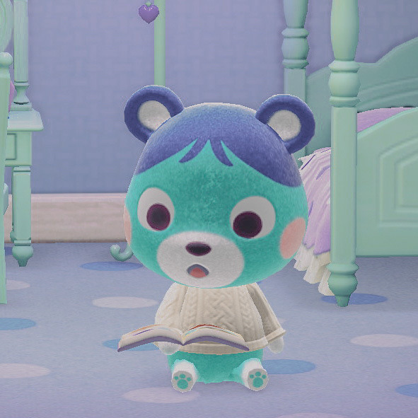 animal crossing bluebear plush