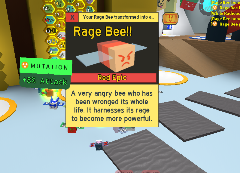 Discuss Everything About Bee Swarm Simulator Wiki Fandom - rage bee roblox