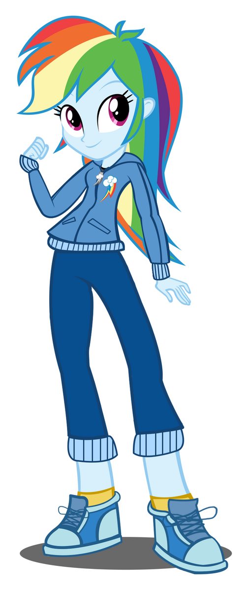 Rainbow Dash Jacket Outfit
