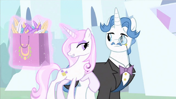 MMM A PONY WITH EXPENSIVE TASTES I SEE