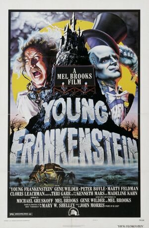 Young Frankenstein(1974) - The Monster Kidnap's Elizabeth 