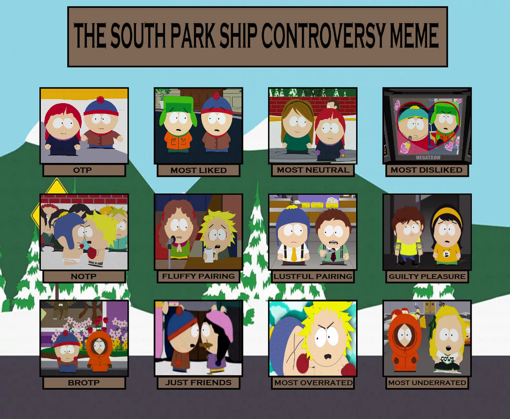 My South Park Shipping Controversy Meme Fandom