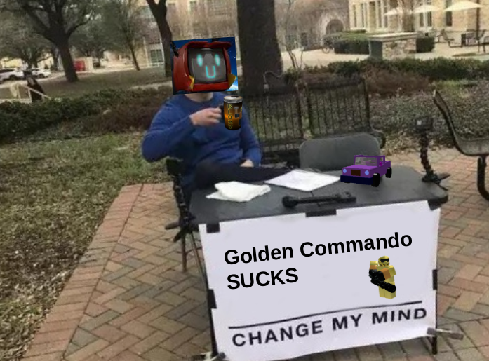 My Opinion About Golden Commando Fandom - roblox tower battles wiki golden commando