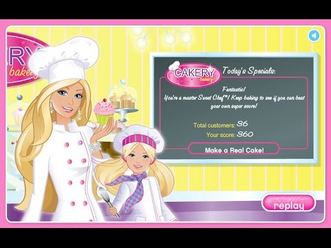 barbie bakery games