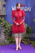 Emma Myers at the "Wednesday" Season 2, Part 1 Global Premiere