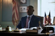 Noble in his office at the town hall of Jericho