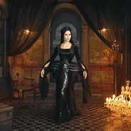 Morticia's masquerade ball outfit