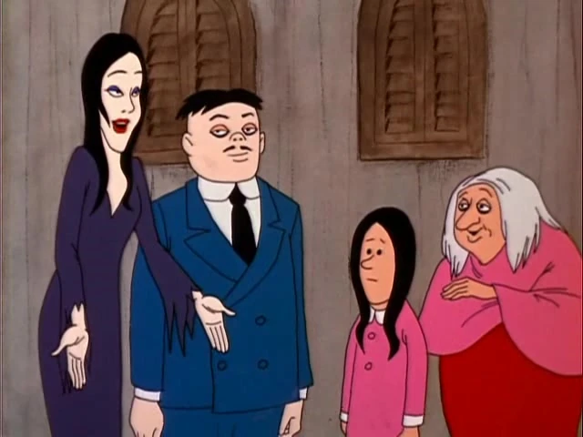 picture The Addams Family Cartoon 1973 the addams family at the kentucky derby