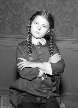 wednesday addams, innocent face, purple eyes, japane