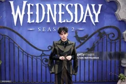 Isaac Ordonez at the "Wednesday" Season 2, Part 1 Global Premiere