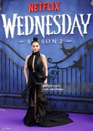 Catherine Zeta-Jones at "Wednesday" Season 2, Part 1 Global Premiere
