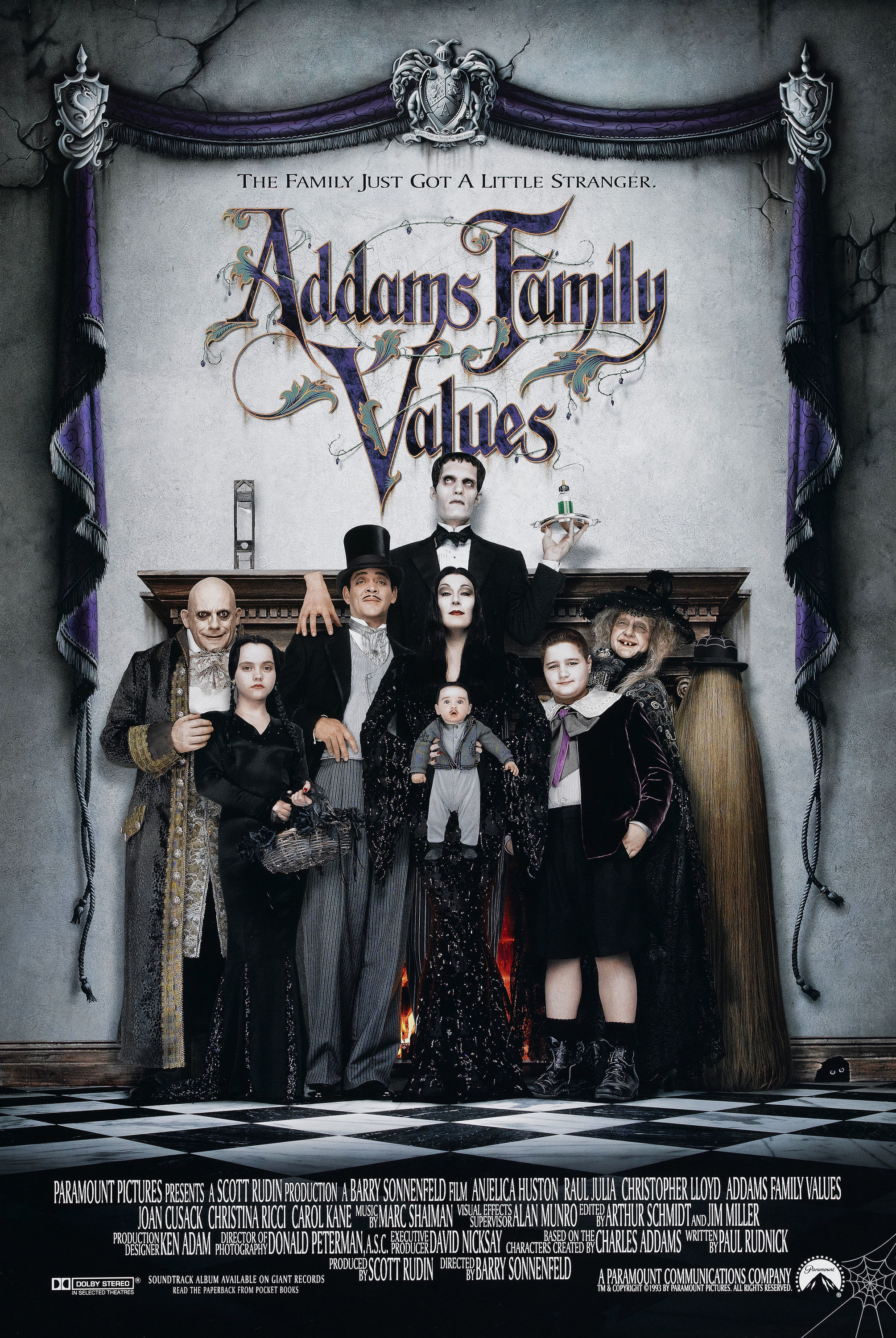 A scene from the original script of Episode 1 showed The Addams