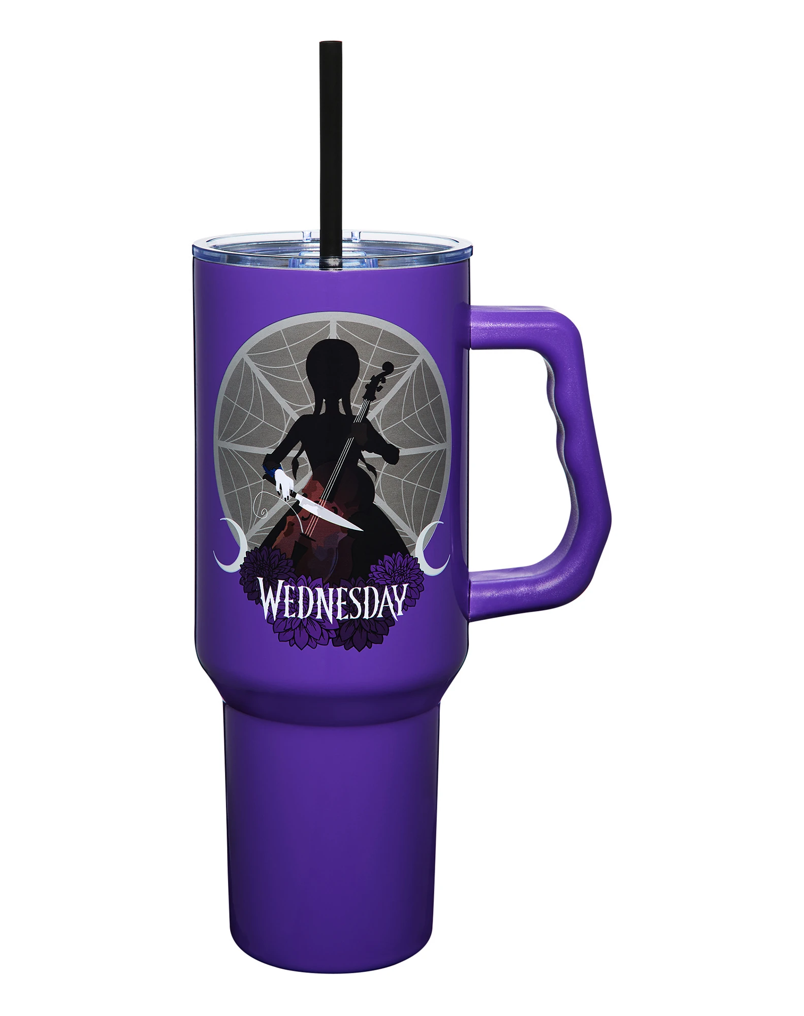 Wednesday Travel Tumbler with Straw - 40 oz. | Addams Family Wiki