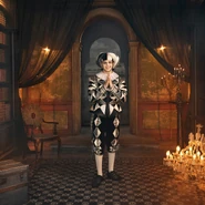 Pugsley's masquerade ball outfit